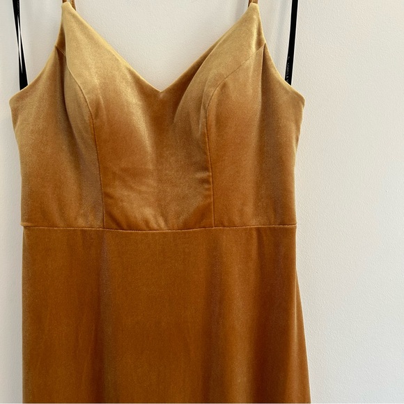 (SOLD) SORELLA VITA Floor Length Dress Amber/Gold Size Size 10 - Picture 5 of 9